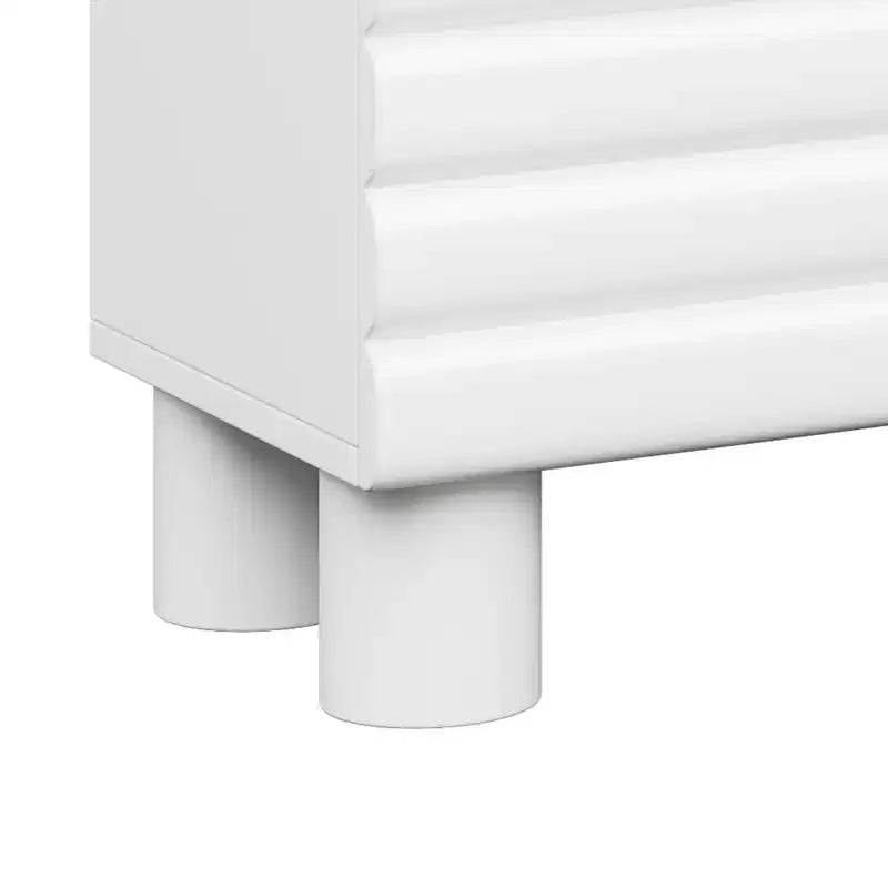Meuble TV moderne avec rangement pour téléviseur de 75 pouces, console média solide avec étagères réglables