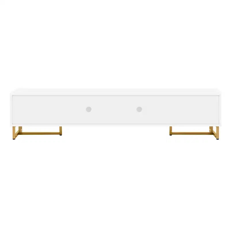 Meuble TV moderne pour téléviseur 65 pouces, meuble console de divertissement multimédia