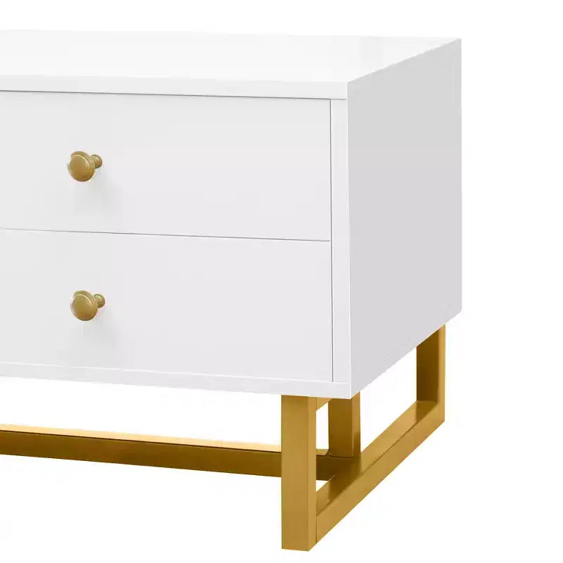 Meuble TV moderne pour téléviseur 65 pouces, meuble console de divertissement multimédia