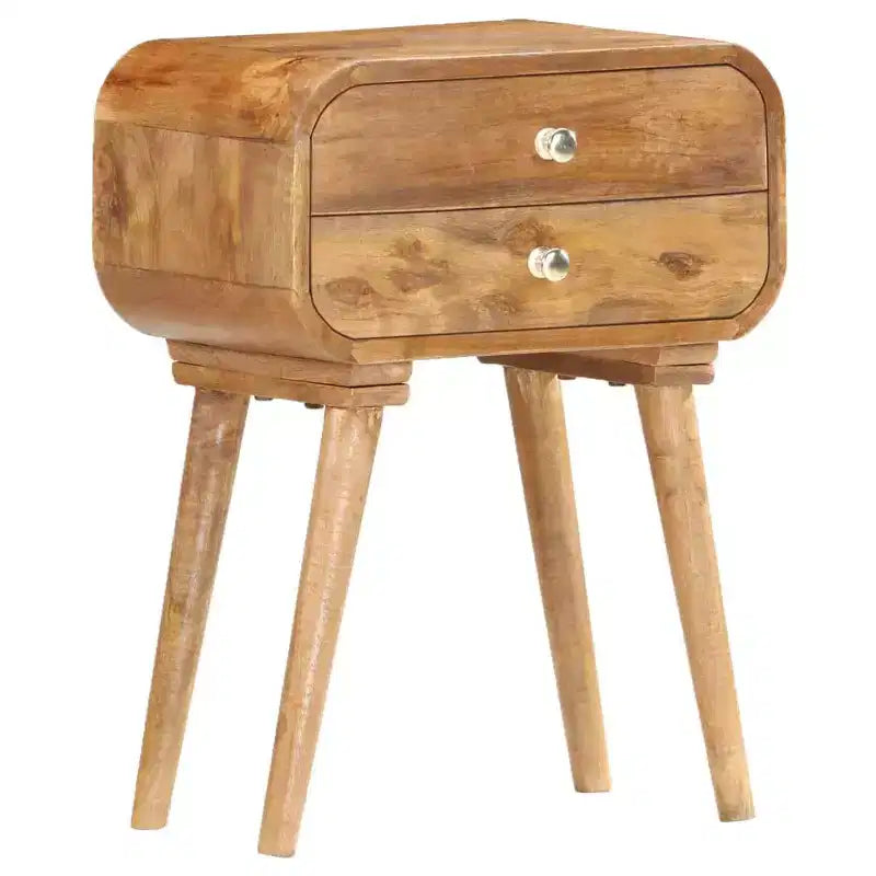 Table de chevet 43x30x58 cm Bois de manguier massif