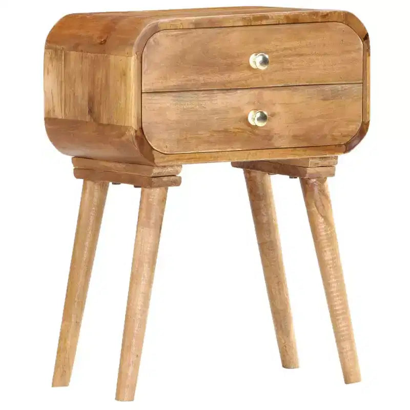 Table de chevet 43x30x58 cm Bois de manguier massif