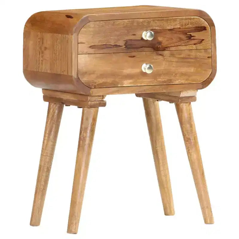 Table de chevet 43x30x58 cm Bois de manguier massif