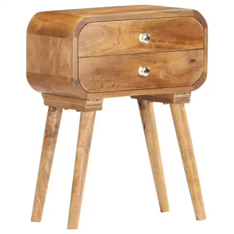 Table de chevet 43x30x58 cm Bois de manguier massif