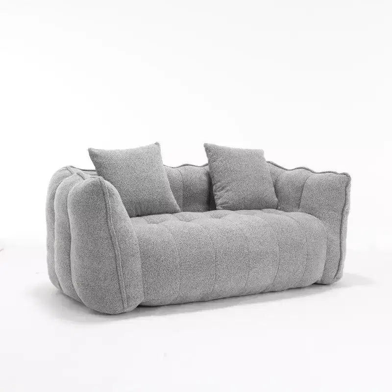 Pouf Géant 2 Personnes, Canapé Long en Chenille 167 cm