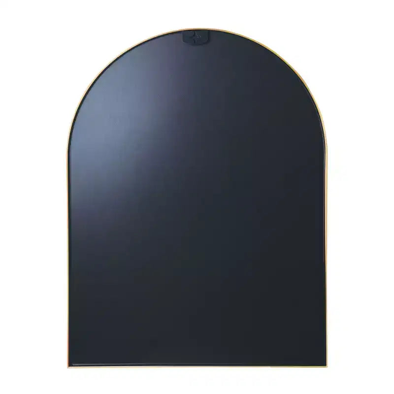 Miroir de salle de bain arqué, Miroir mural avec cadre en métal