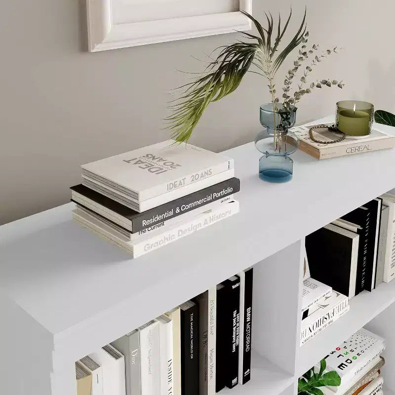 Organisateur de rangement à 6 cubes, étagère de présentation à 3 niveaux, bibliothèque cubby