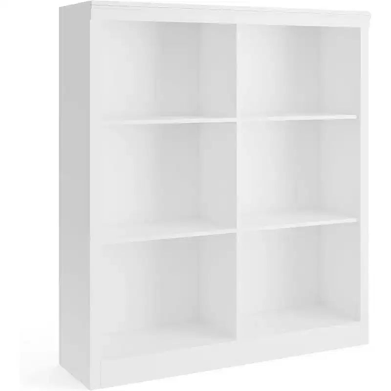 Organisateur de rangement à 6 cubes, étagère de présentation à 3 niveaux, bibliothèque cubby