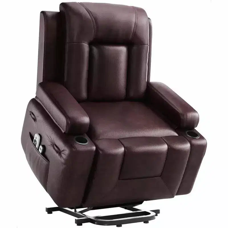 Fauteuil inclinable électrique surdimensionné, Siège de cinéma maison avec support lombaire