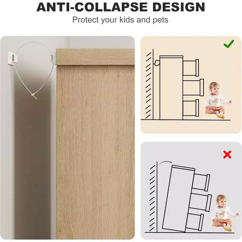 Commode Naturelle à 7 Tiroirs avec Poignées Encastrées, Organisateur de Rangement Moderne
