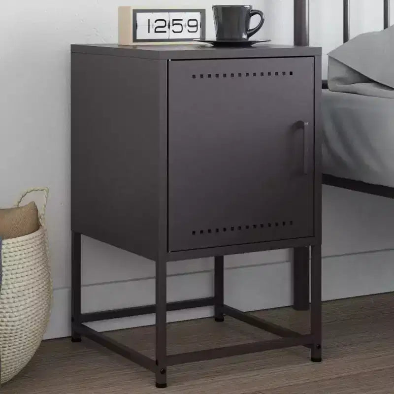 Table de chevet noire