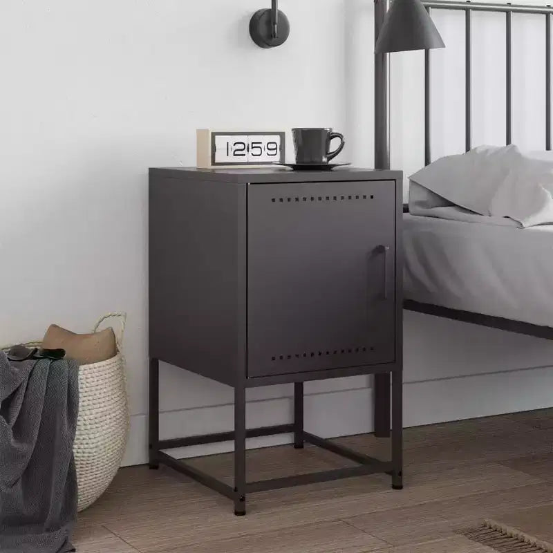 Table de chevet noire