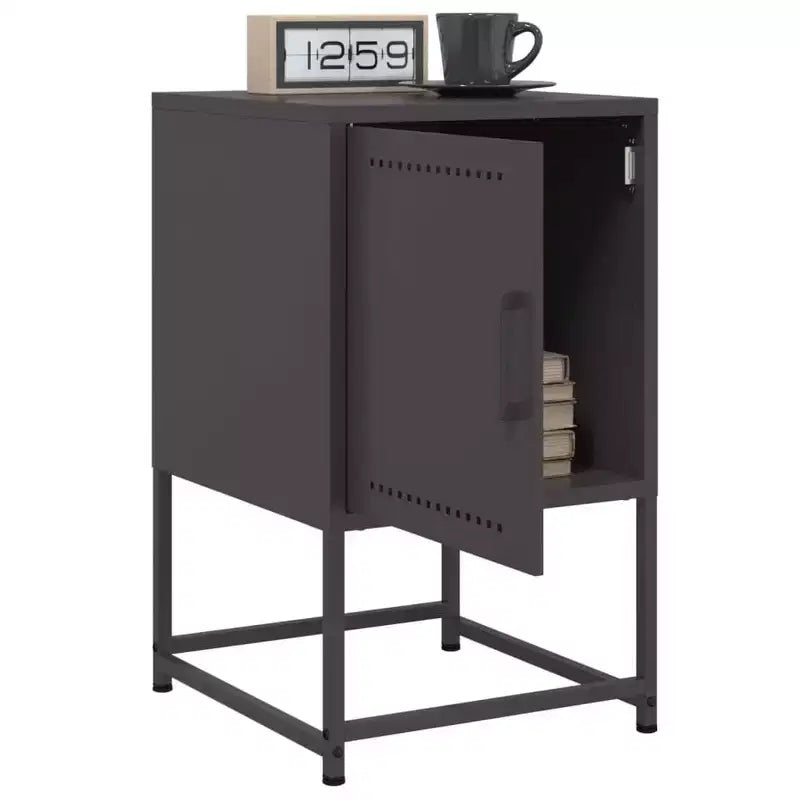 Table de chevet noire