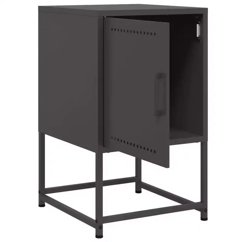 Table de chevet noire