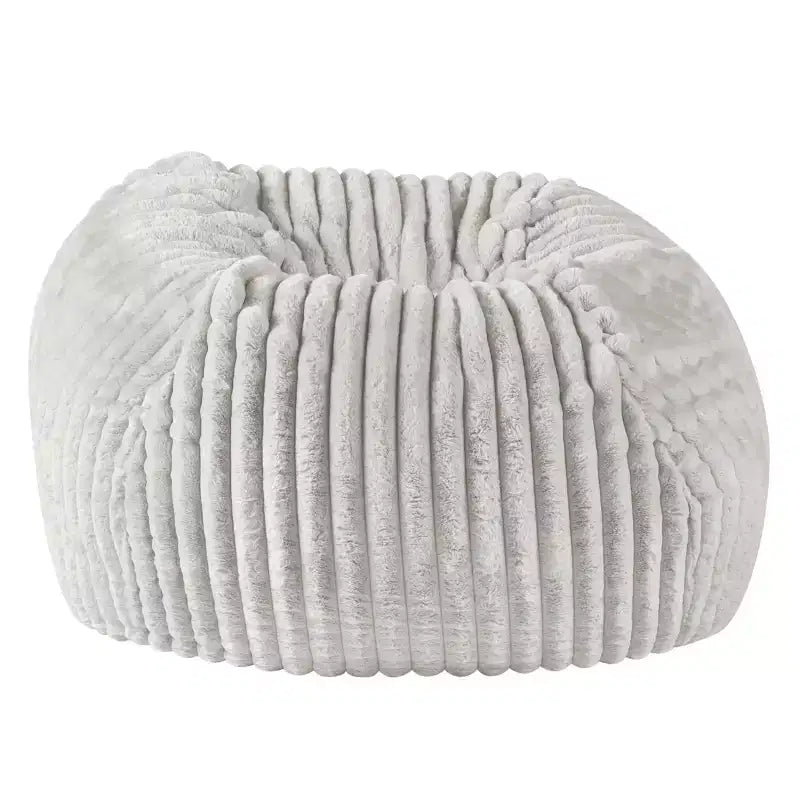 Pouf avec housse amovible et fermeture éclair, fauteuil paresseux moelleux