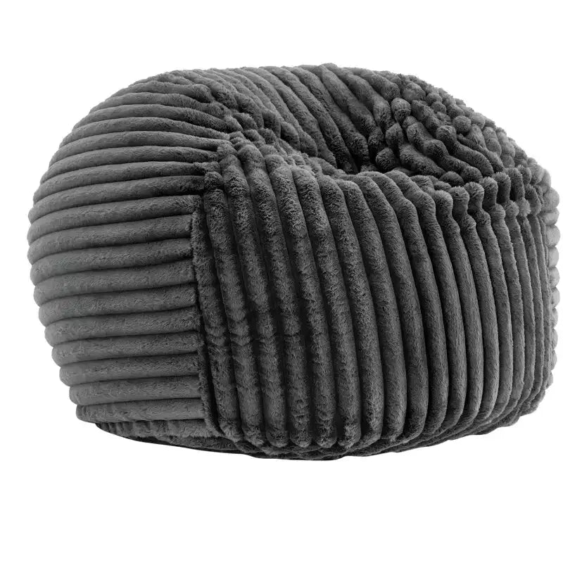 Pouf avec housse amovible et fermeture éclair, fauteuil paresseux moelleux